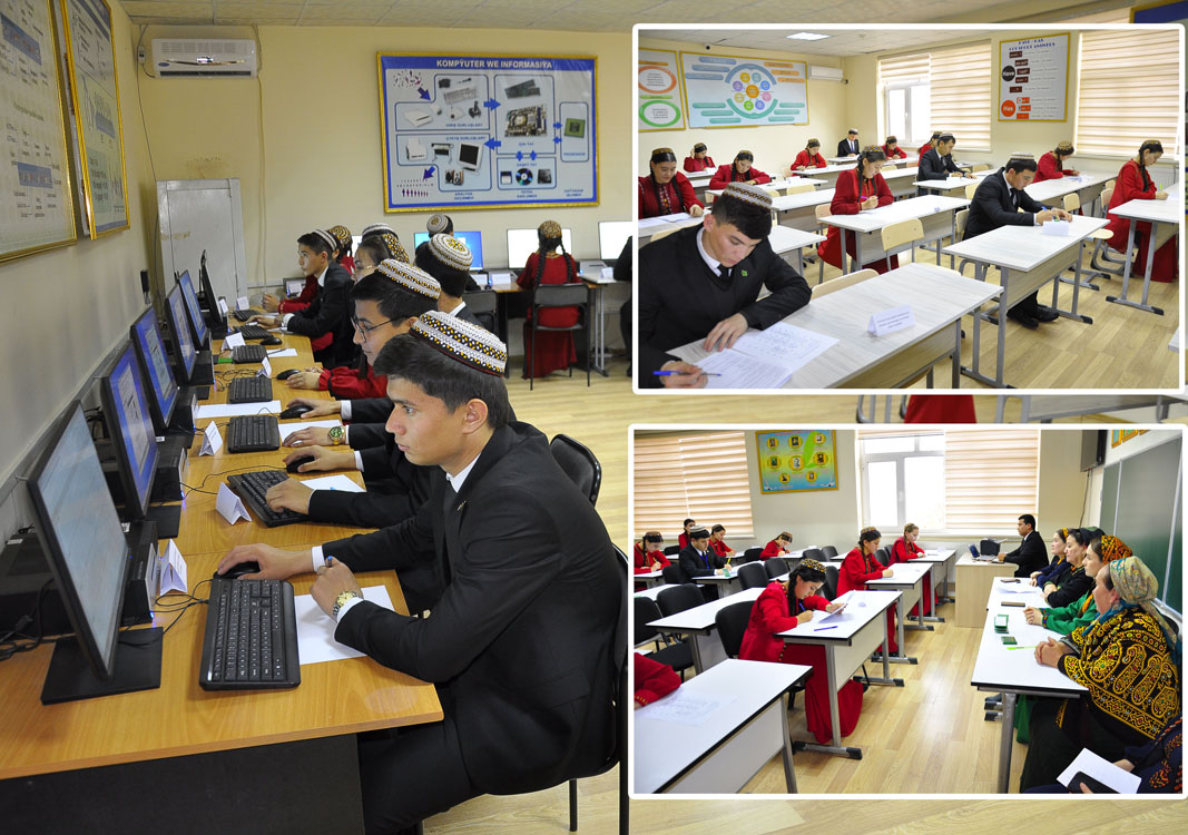 Beki Seýtäkow adyndaky Mugallymçylyk mekdebinde “Bilimli ozar” atly bäsleşigi geçirildi